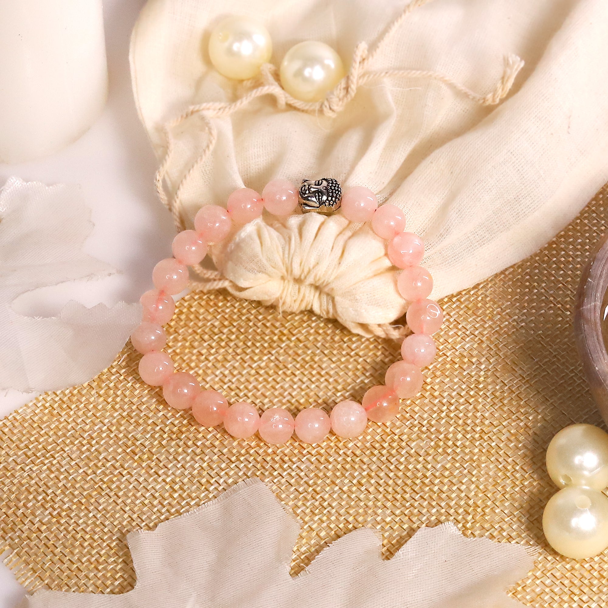 Rose Quartz Gemstone Bracelet