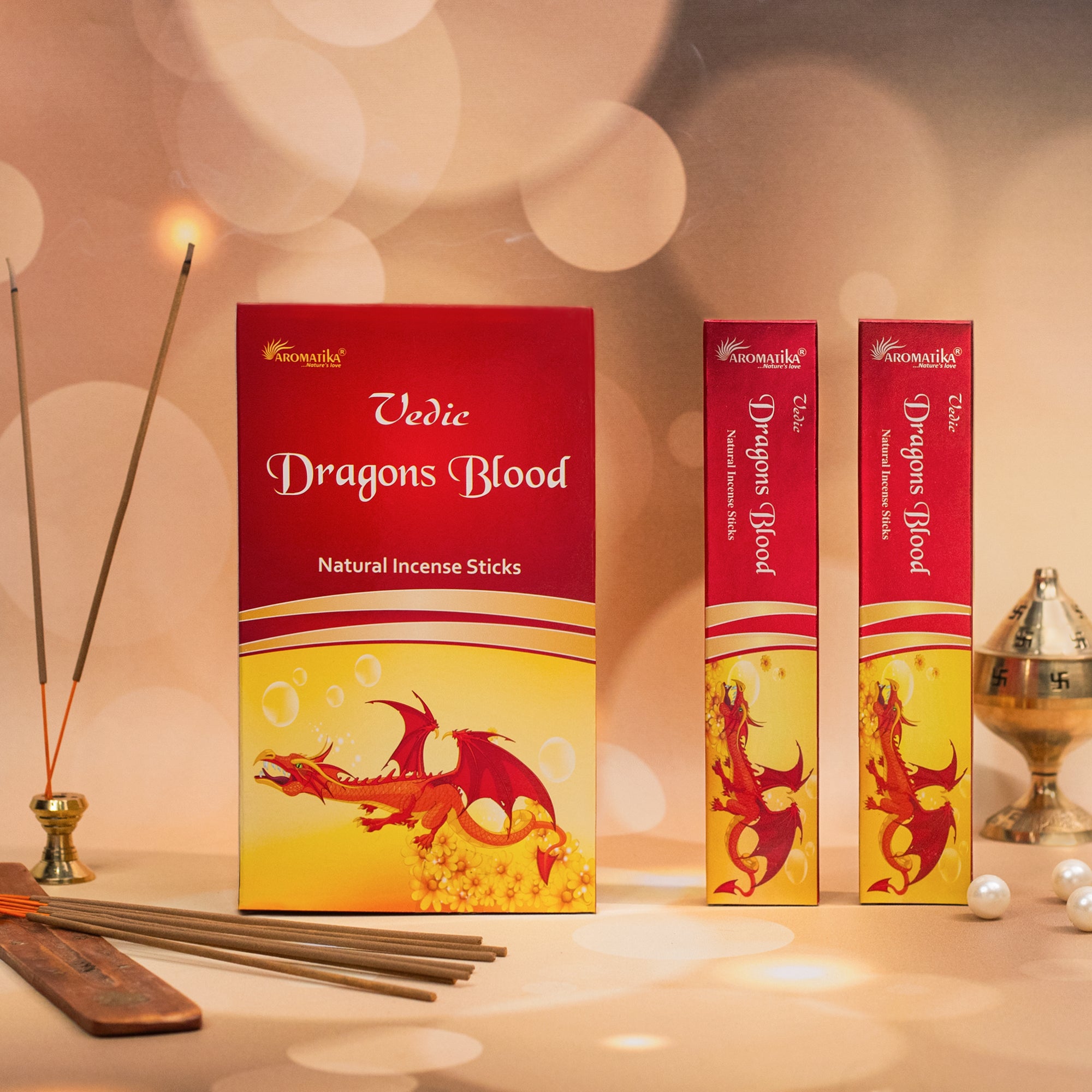 Vedic Dragon Blood Incense Stick – Spiritual Senses