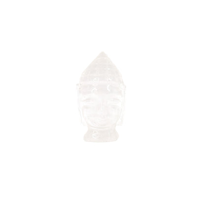 Crystal Quartz Buddha Head