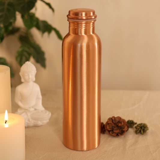 Pure Copper Plain Bottle | 1000 ML