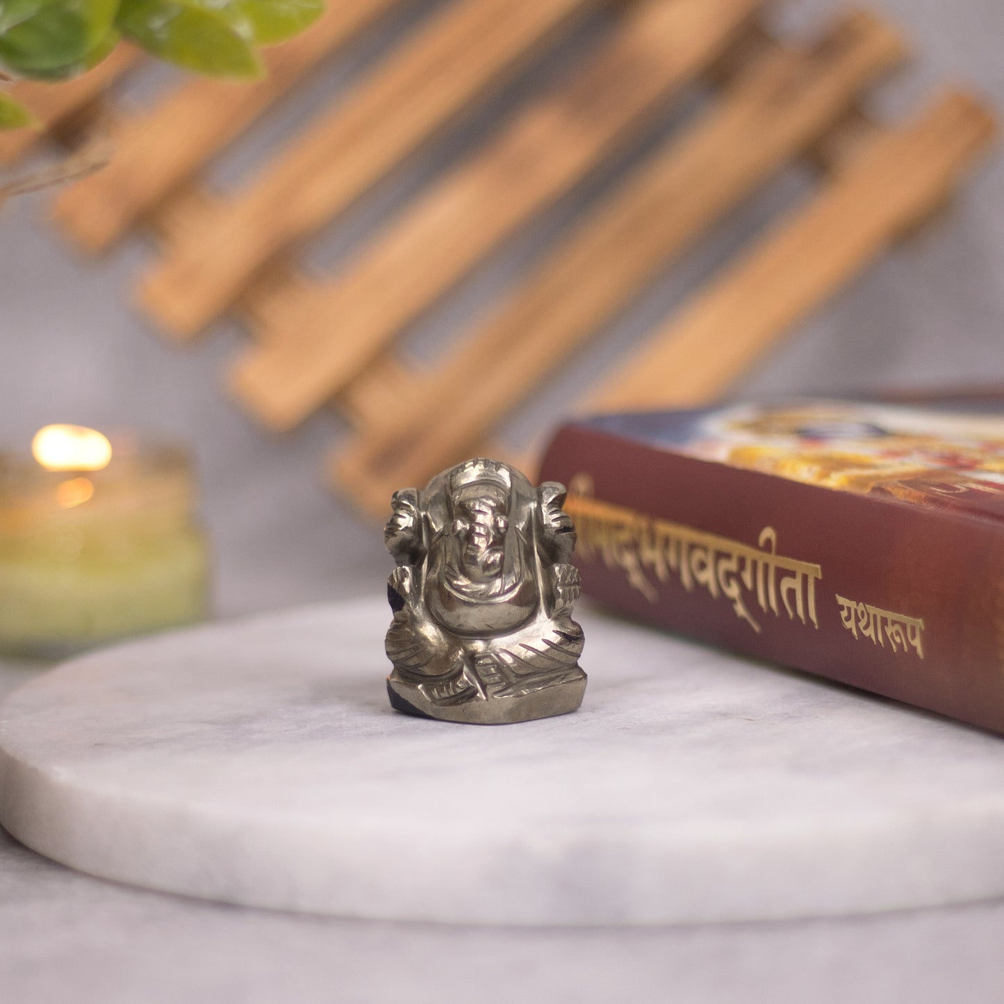 pyrite stone ganesh ji