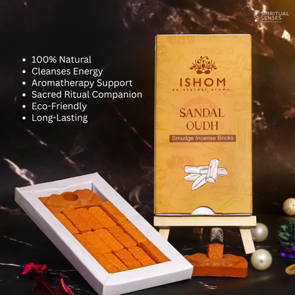Sandal Oudh Incense Bricks