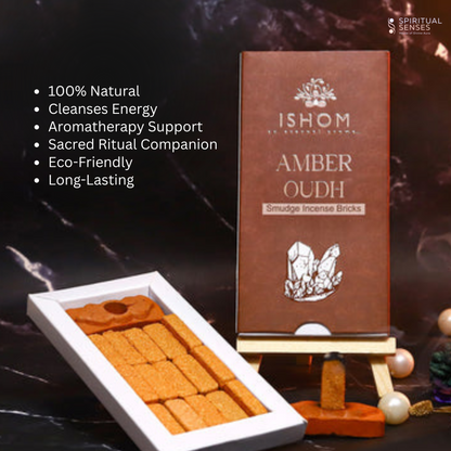 Amber Oudh Incense Bricks