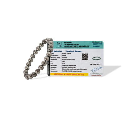 Pyrite Gemstone Bracelet