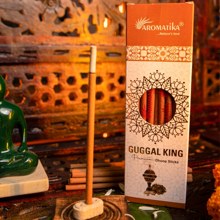 Combo of 3 Dhoop Sticks (Guggal, Sandal Musk, White Rose)