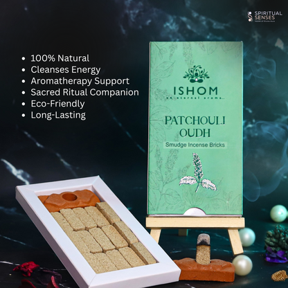 Patchouli Oudh Incense Bricks