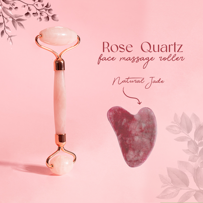 Rose Quartz Face Massage Roller