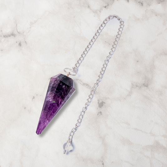 Amethyst Gemstone Pendulum