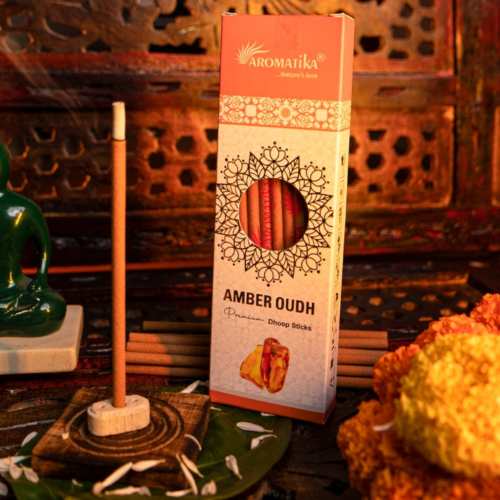 Combo of 3 Dhoop Sticks (Black Oudh, Amber Oudh, Nature’s Love)