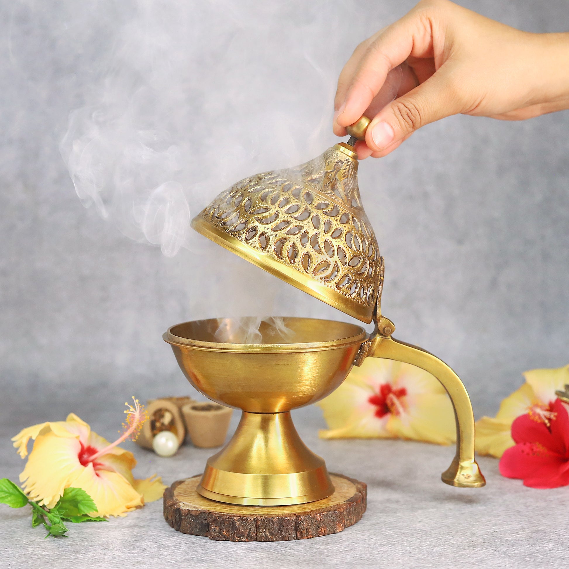 brass loban burner