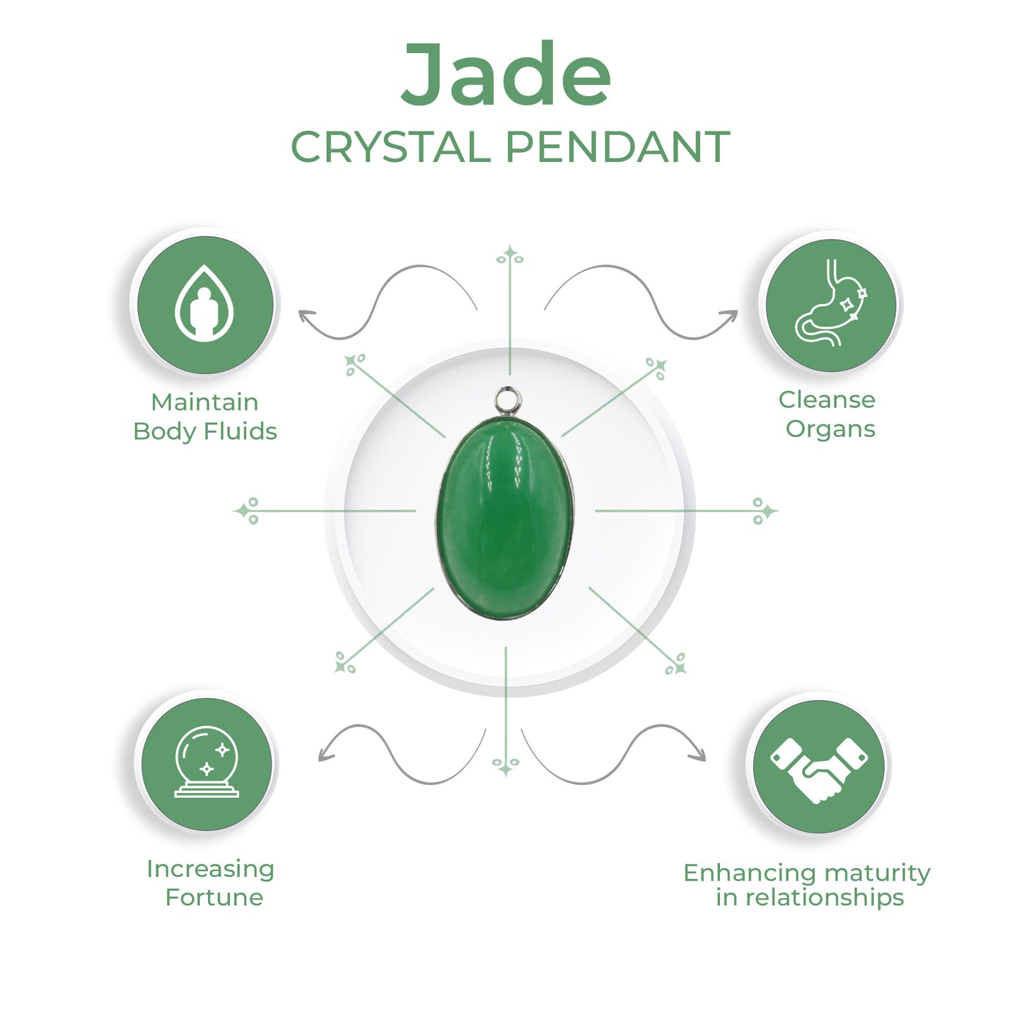 Jade Gemstone Pendant