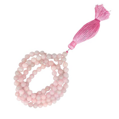 Rose Quartz Jaap Mala 108 Beads