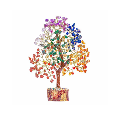 7 Chakra Crystal Healing Gemstone Tree | For Physical & Emotional Balance