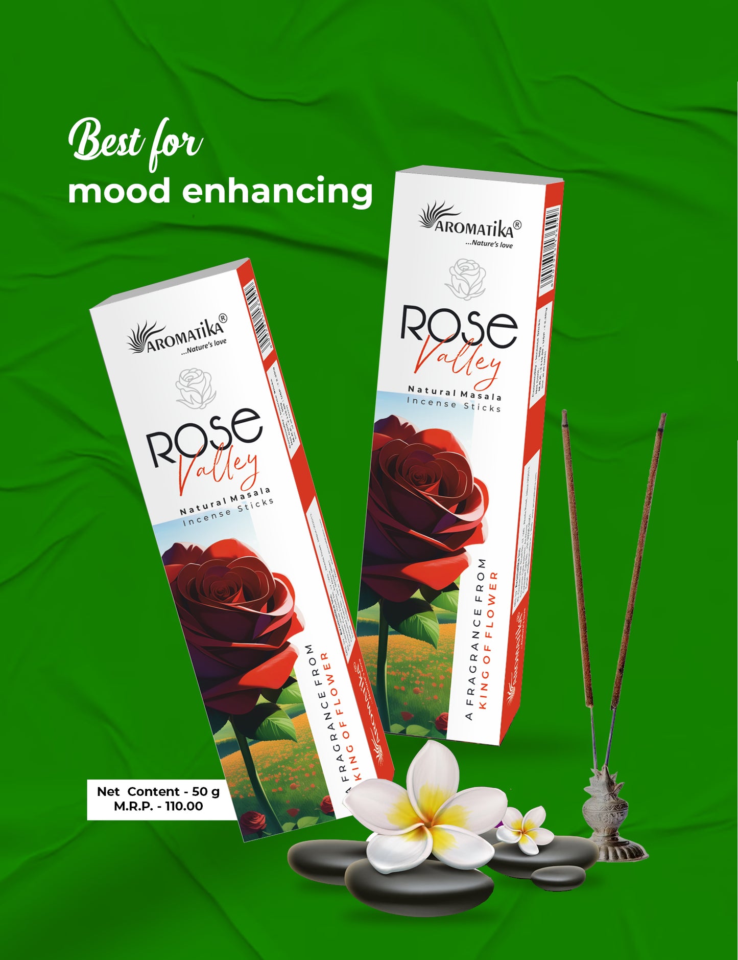 Rose Smudge Incense Sticks Agarbatti