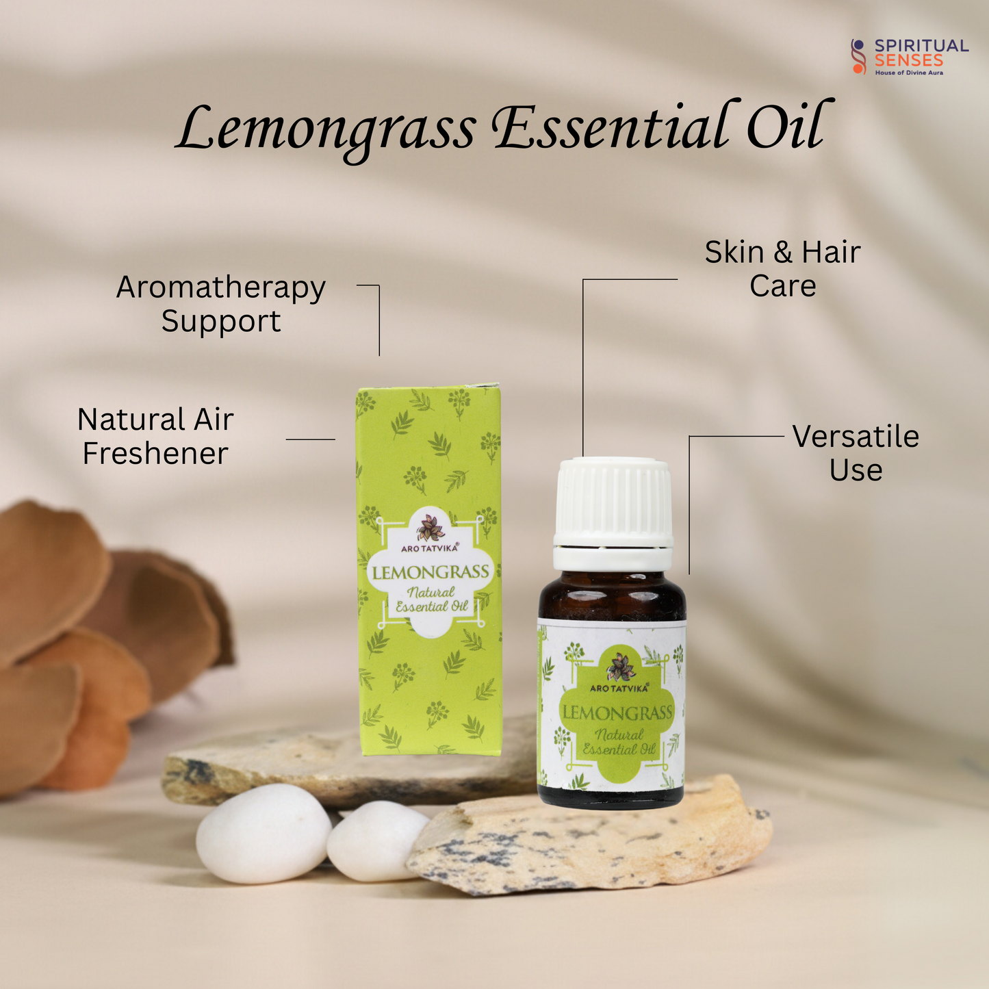 Lemongrass Essential Oil for Boosting Immunity & Reduce Stress | 100% Pure