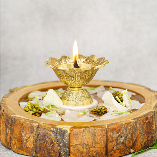 Brass dana deep  diya