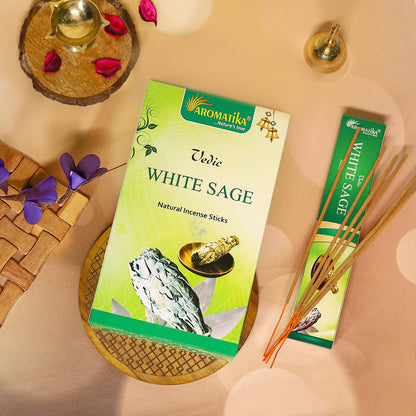 vedic nature white sage incense sticks agarbatti 