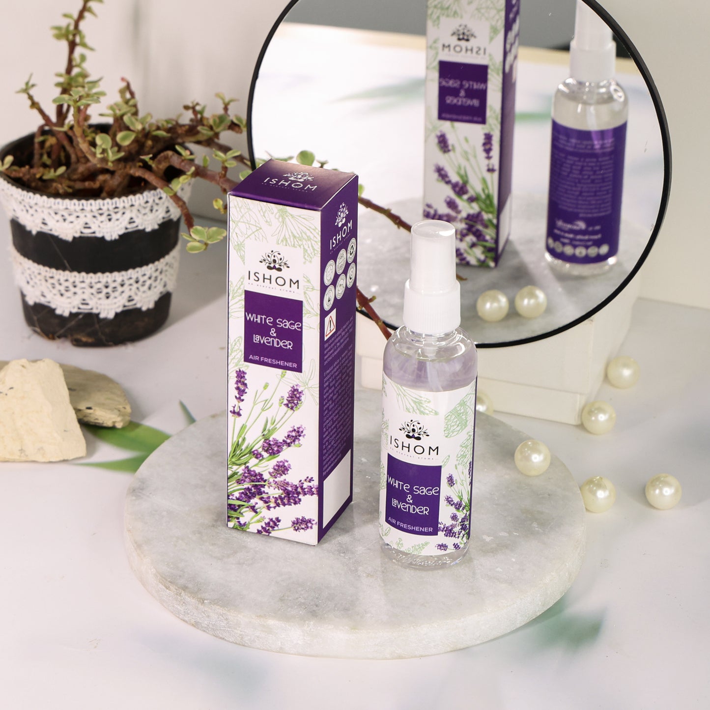 white sage & lavender smokeless smudge spray