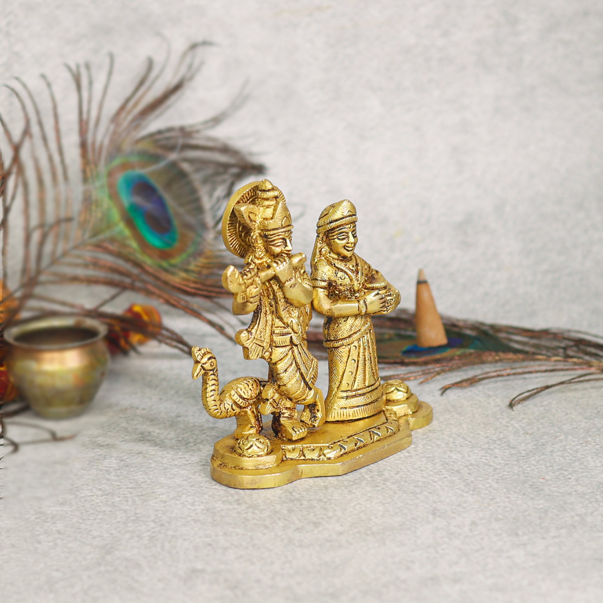  Radha krishna brass statue price