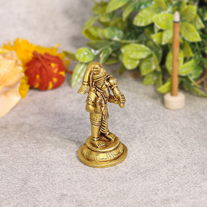 brass hanuman statue