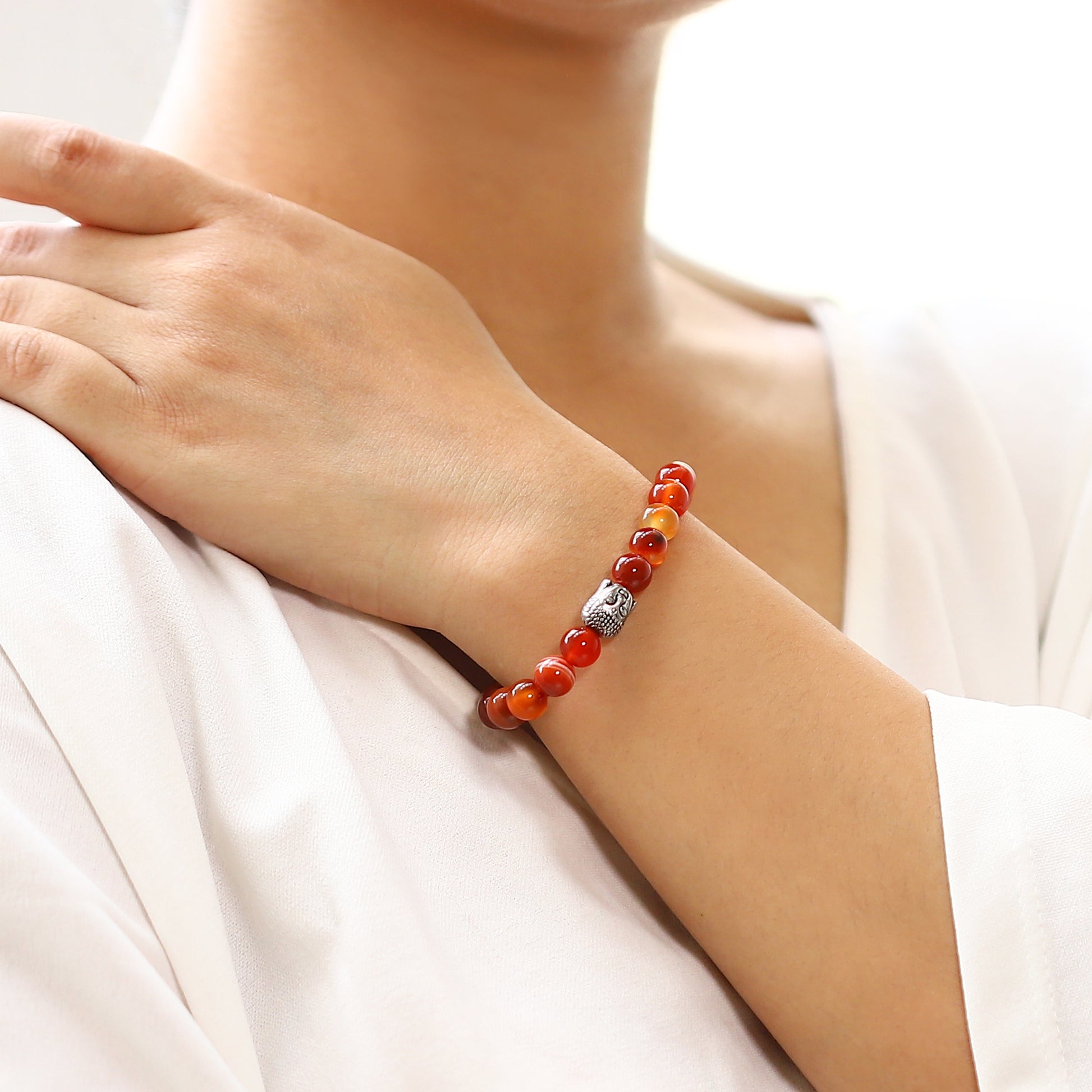 carnelian stone bracelet  