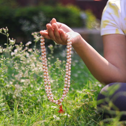 White Wood beads