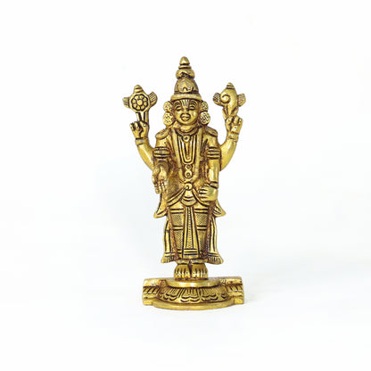 Brass Tirupati Balaji (Vishnu ji) Statue