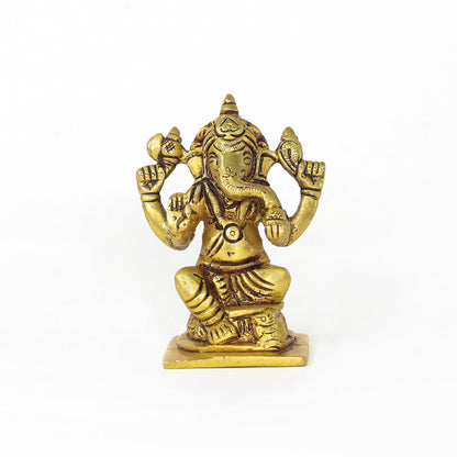 Brass Lord Ganesha ji Statue