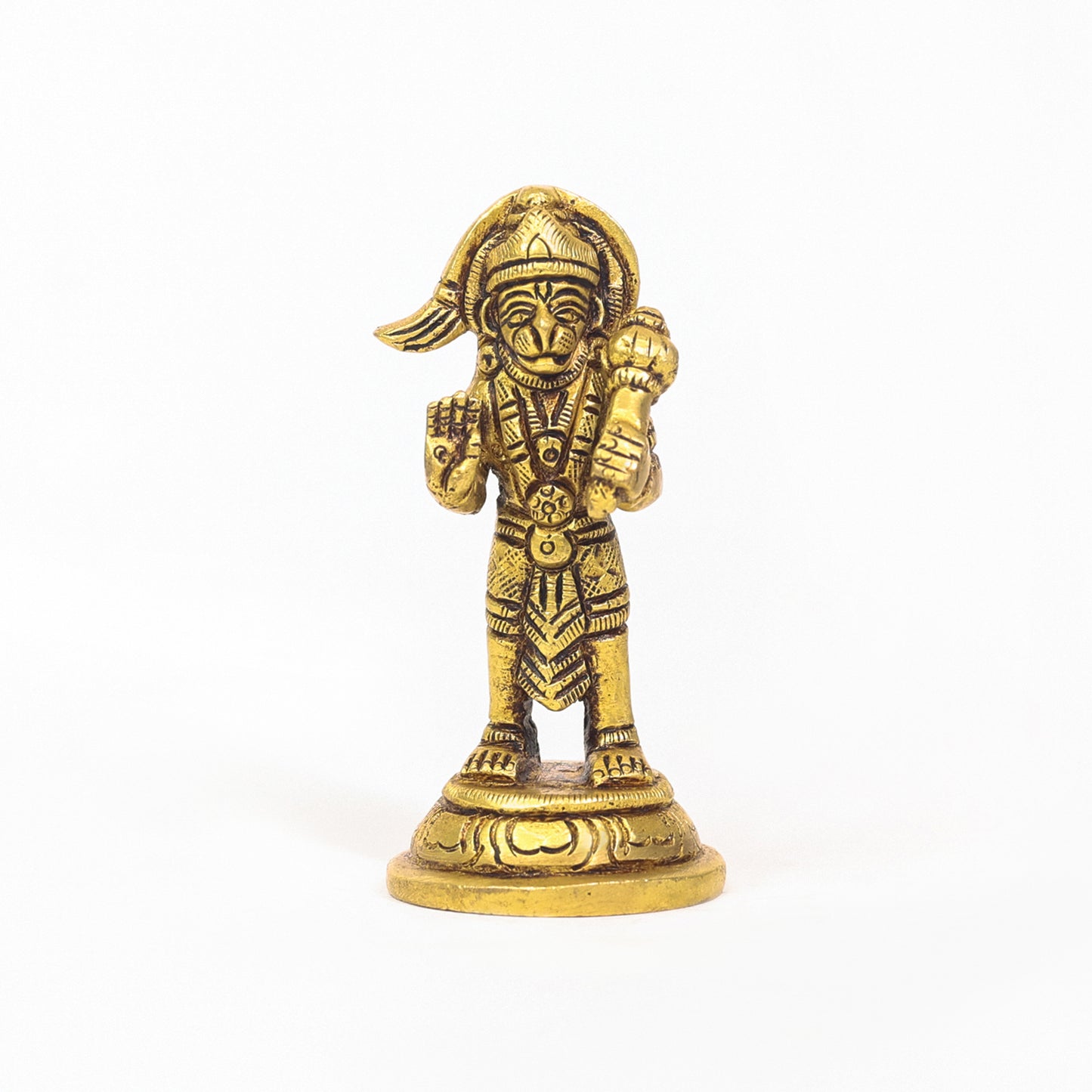 Brass Hanuman Statue