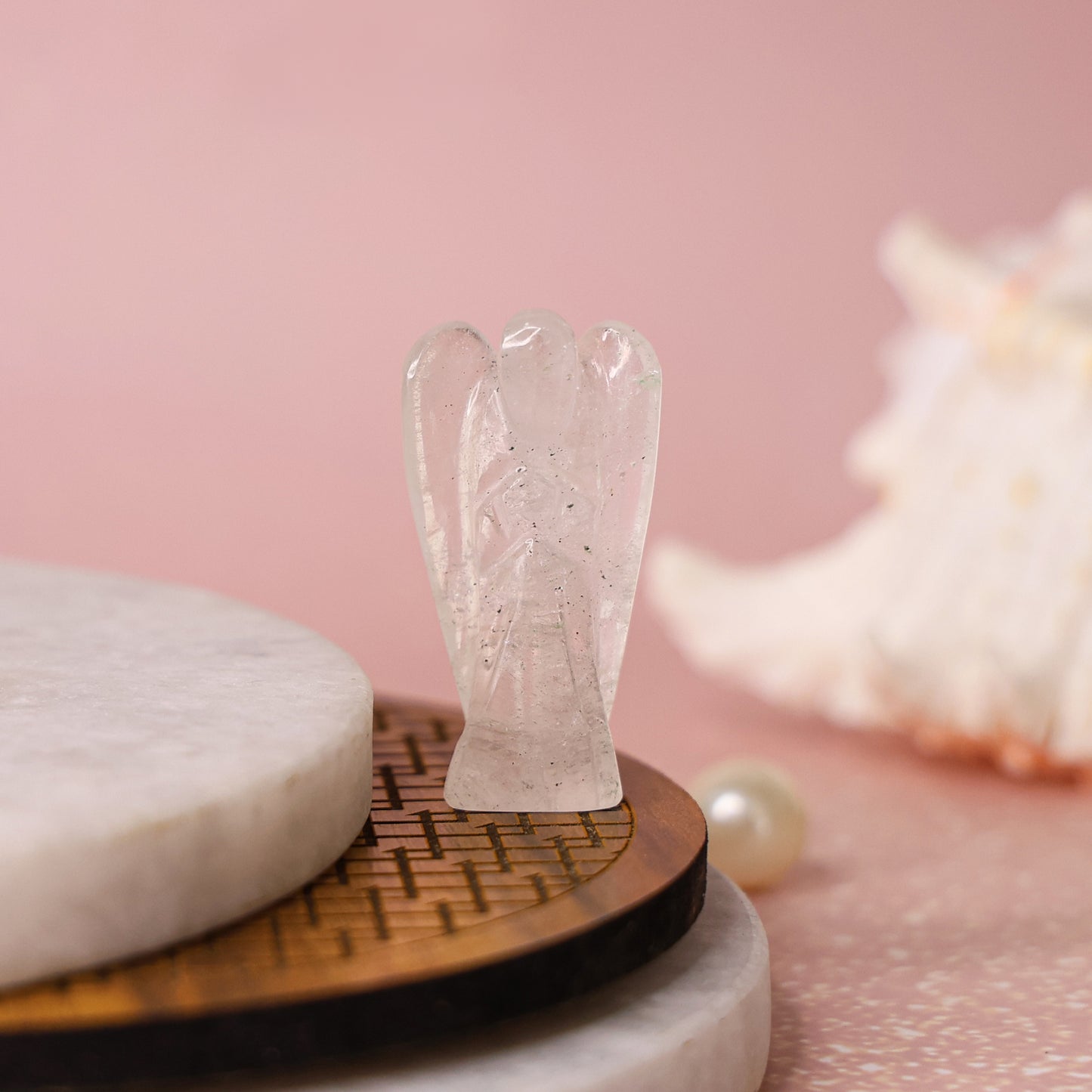 Clear Crystal Quartz  angel