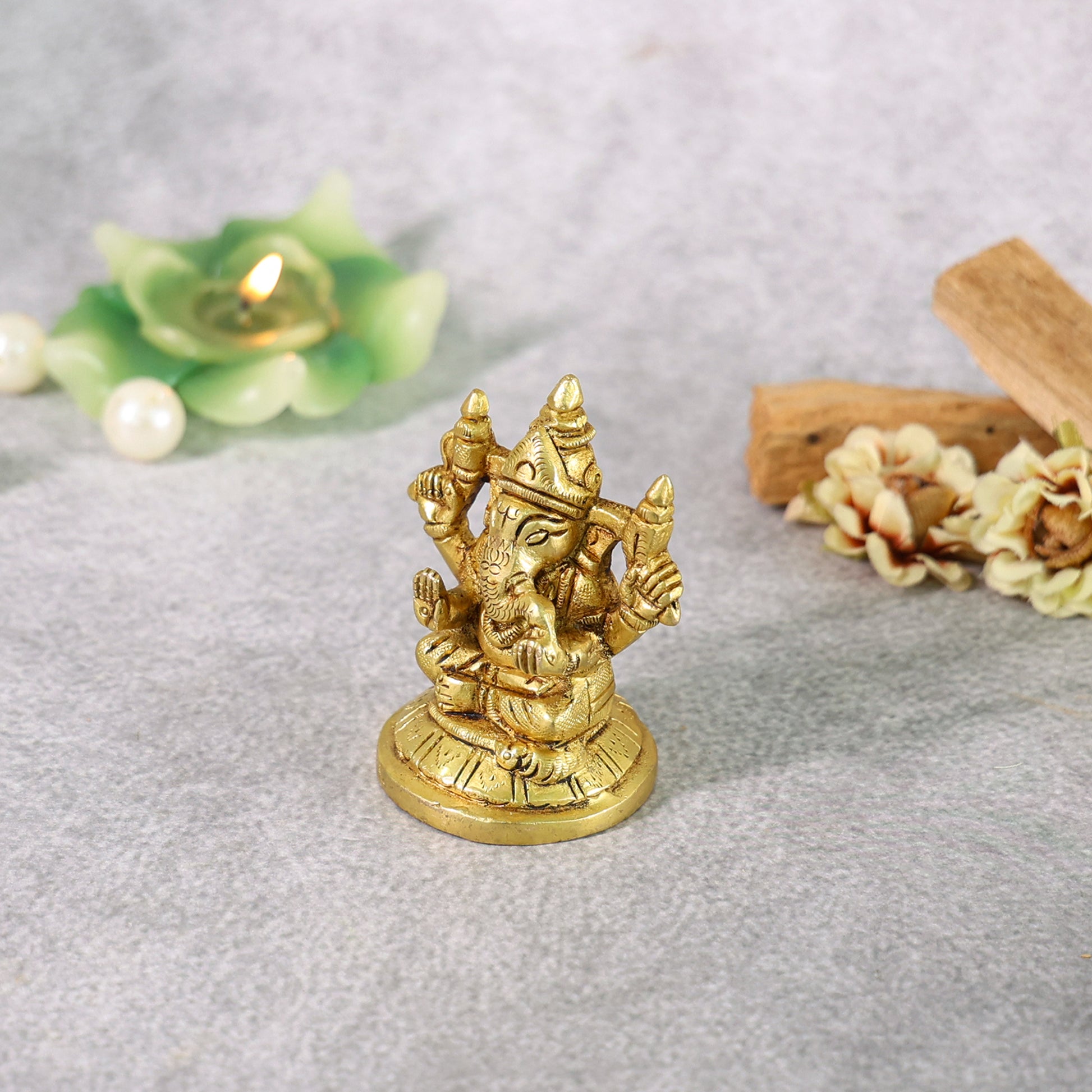 brass Ganpati ji 