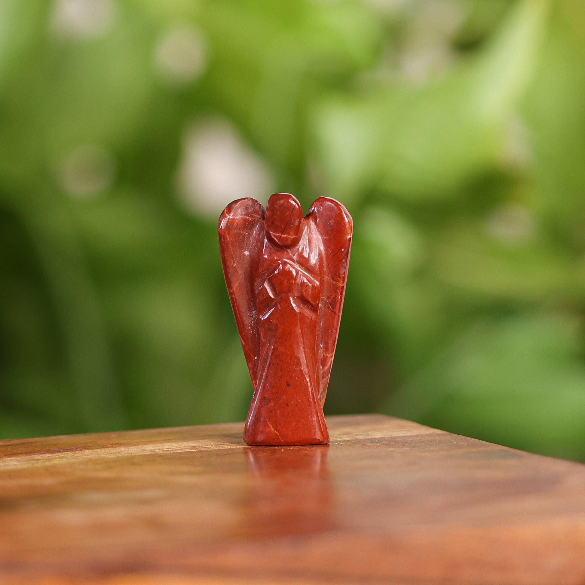 Red Jasper  gemstone angel