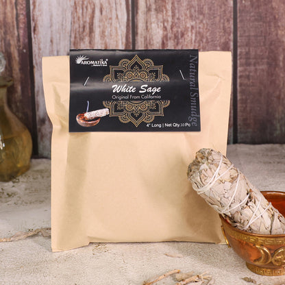 sage smudge incense stick bundle