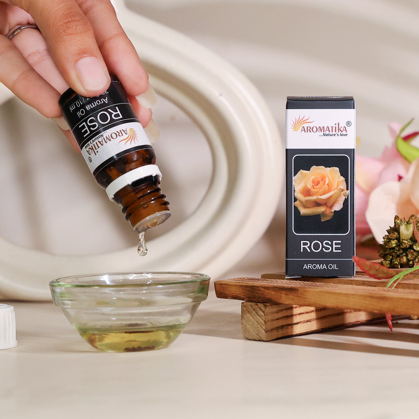 rose aroma oil