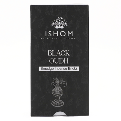 Black Oudh Incense Smudge Brick | Spiritual Senses