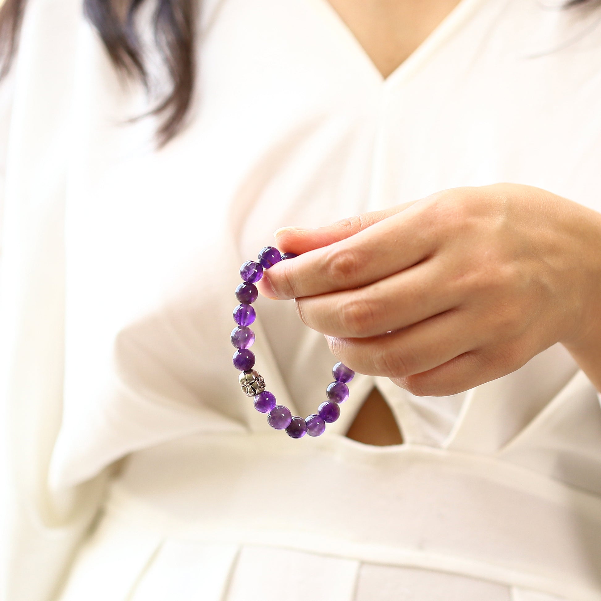 amethyst stone bracelet