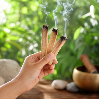 ARO VATIKA Palo Santo Wood Smudge Sticks – 100% Natural Artisan-Cut Holy Wood from Peru, 4 Inch, Pack of 5