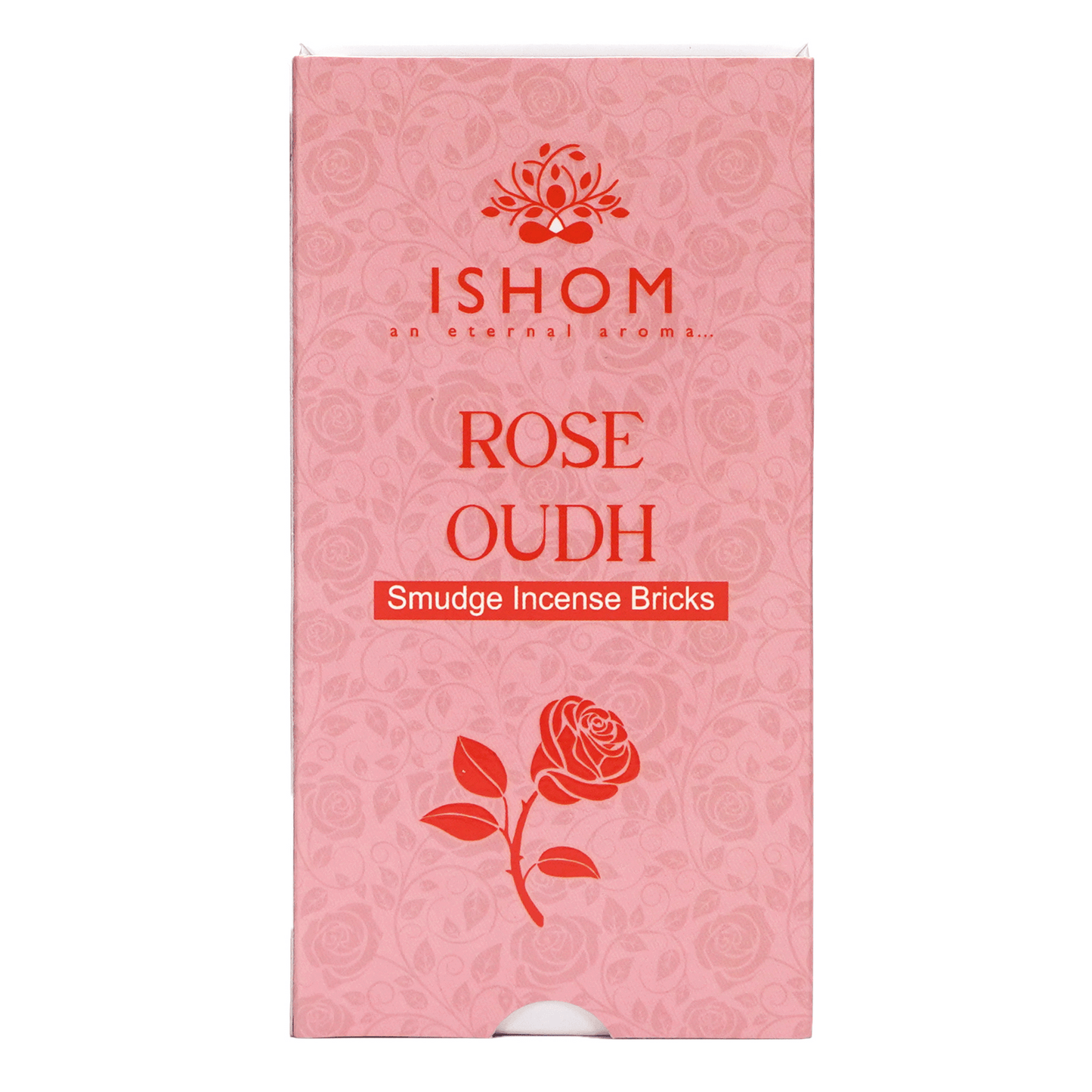 Rose Oudh Incense Smudge Brick