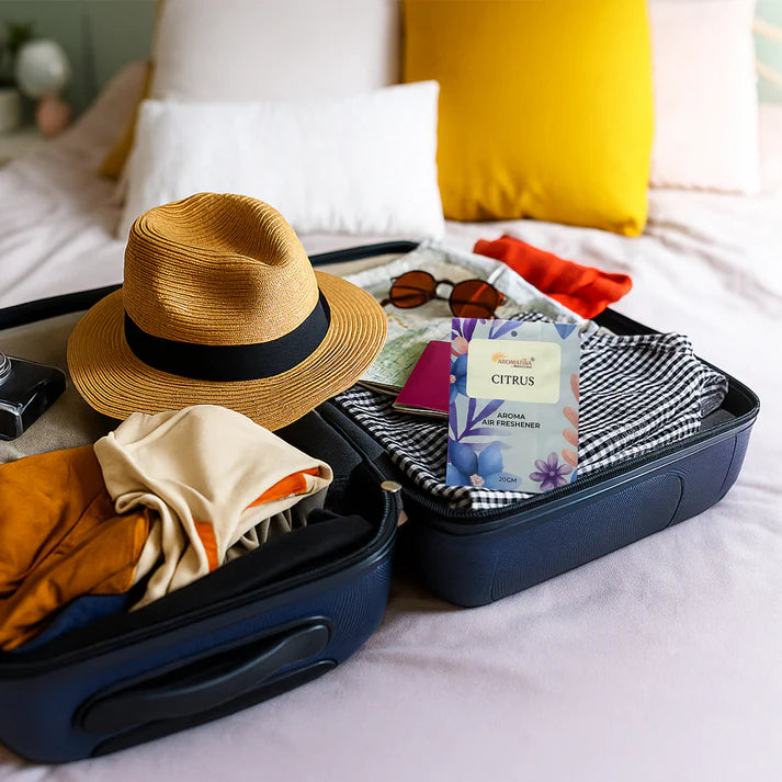 Fragrance Sachet Pack of 3 (English Rose, Citrus, Sandalwood)