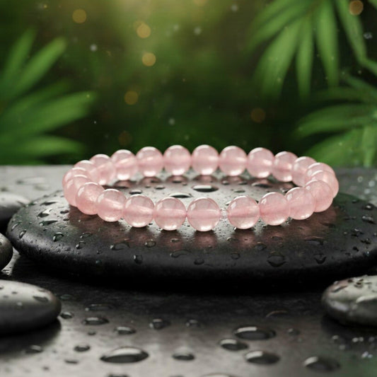 Rose Quartz Beads Bracelet